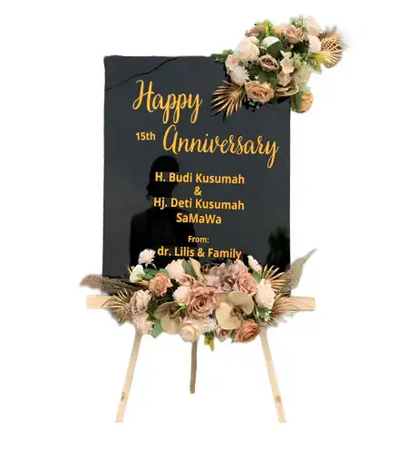 Papan Bunga Akrilik Hoya